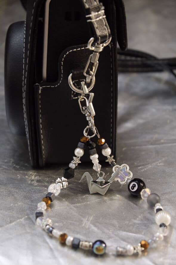 paper cranne keychain