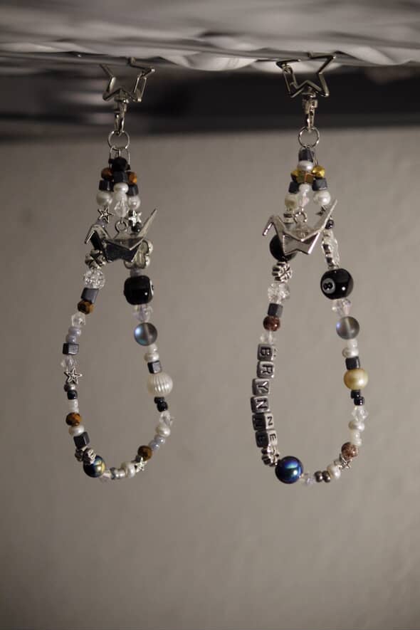 paper cranne keychain